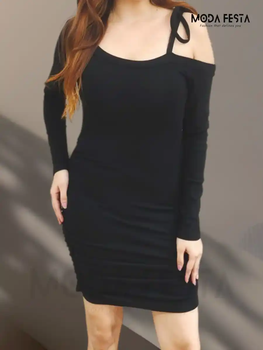 Casual Black Dress