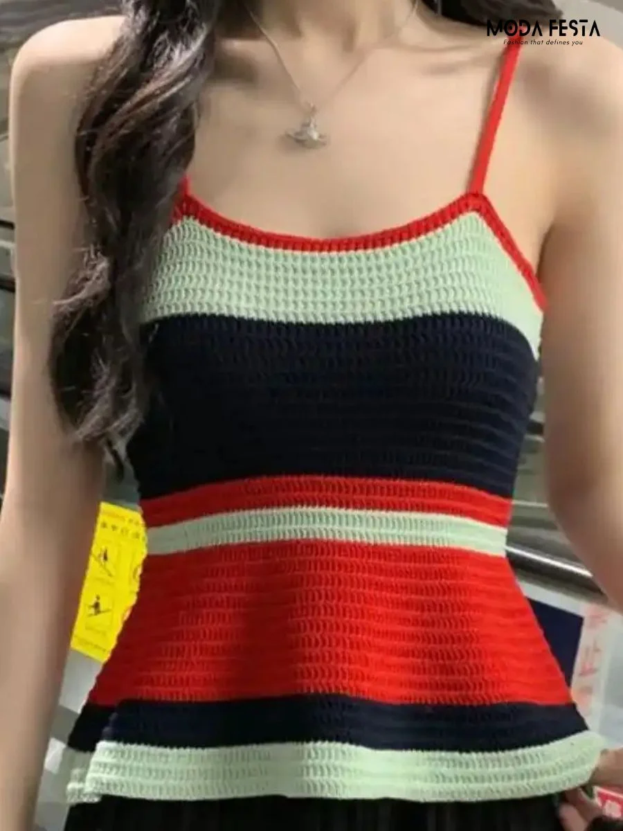 Style Color Knitted Top