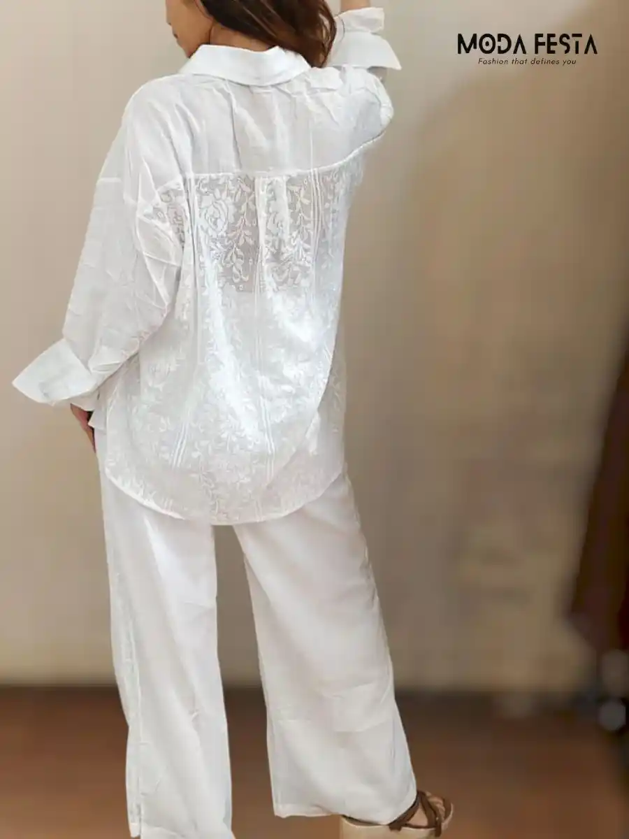 ModaFesta -elegant-linen-lace-coord-set-white