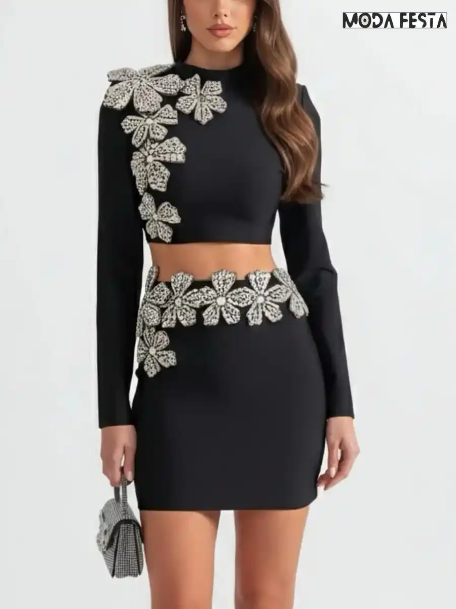 ModaFesta -elegant-crystal-party-coord-set-black