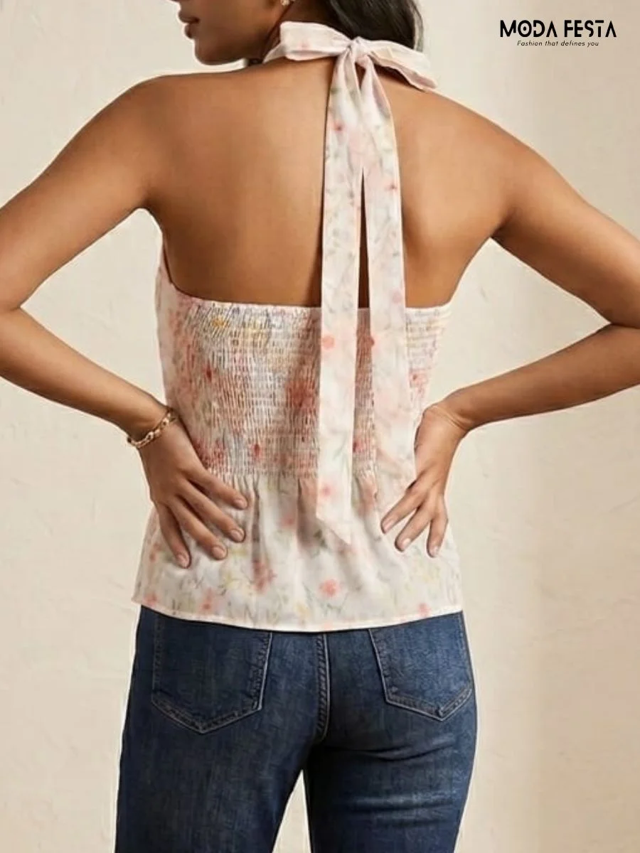 ModaFesta -floral-whisper-halter-top