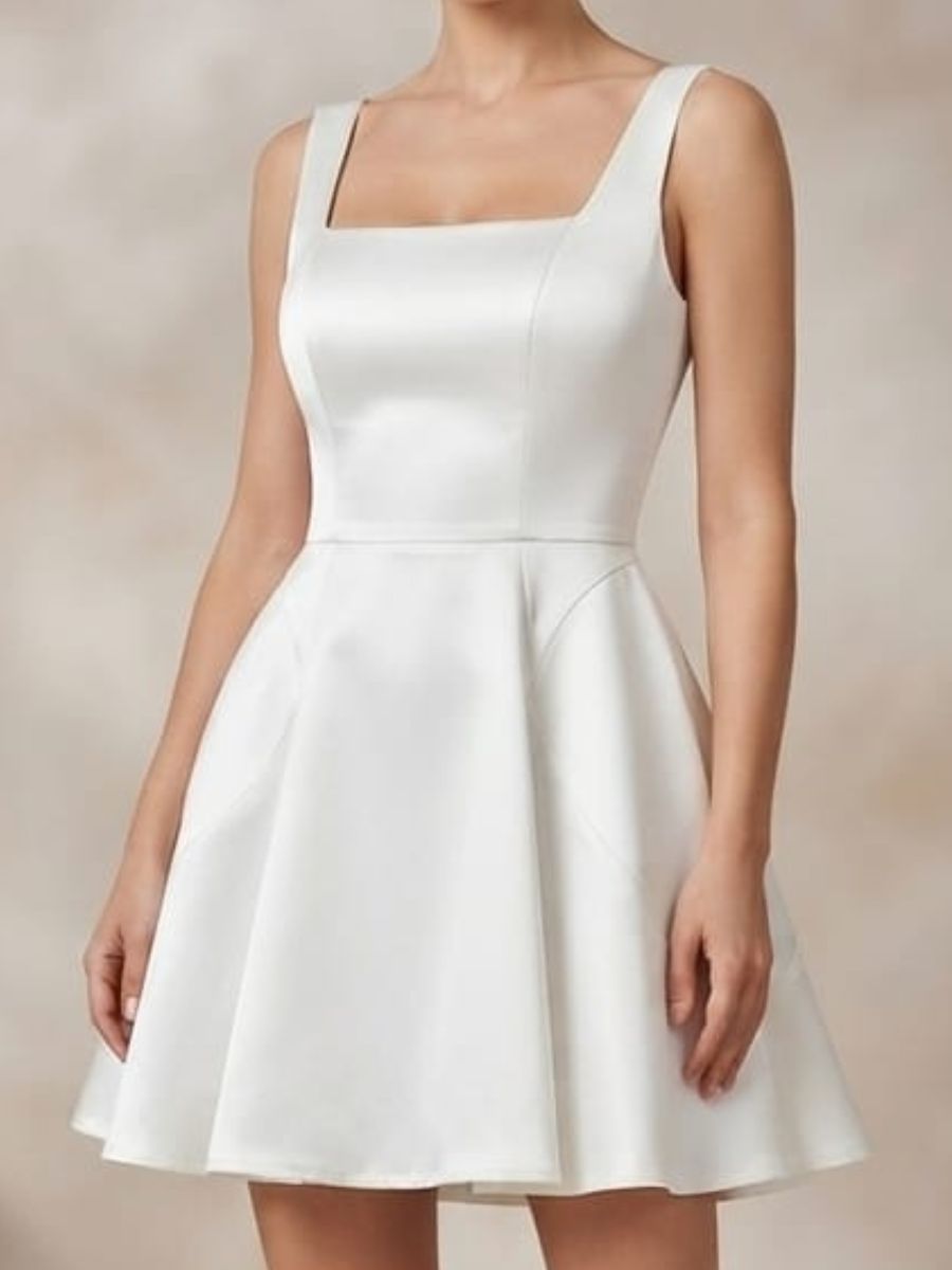 ModaFesta -party-wear-trendy-mini-satin-dress-white