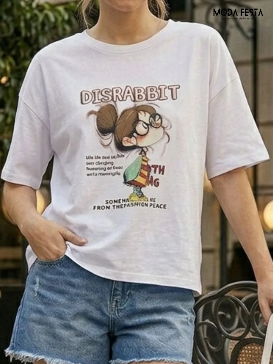 ModaFesta -disrabbit-graphic-print-tee