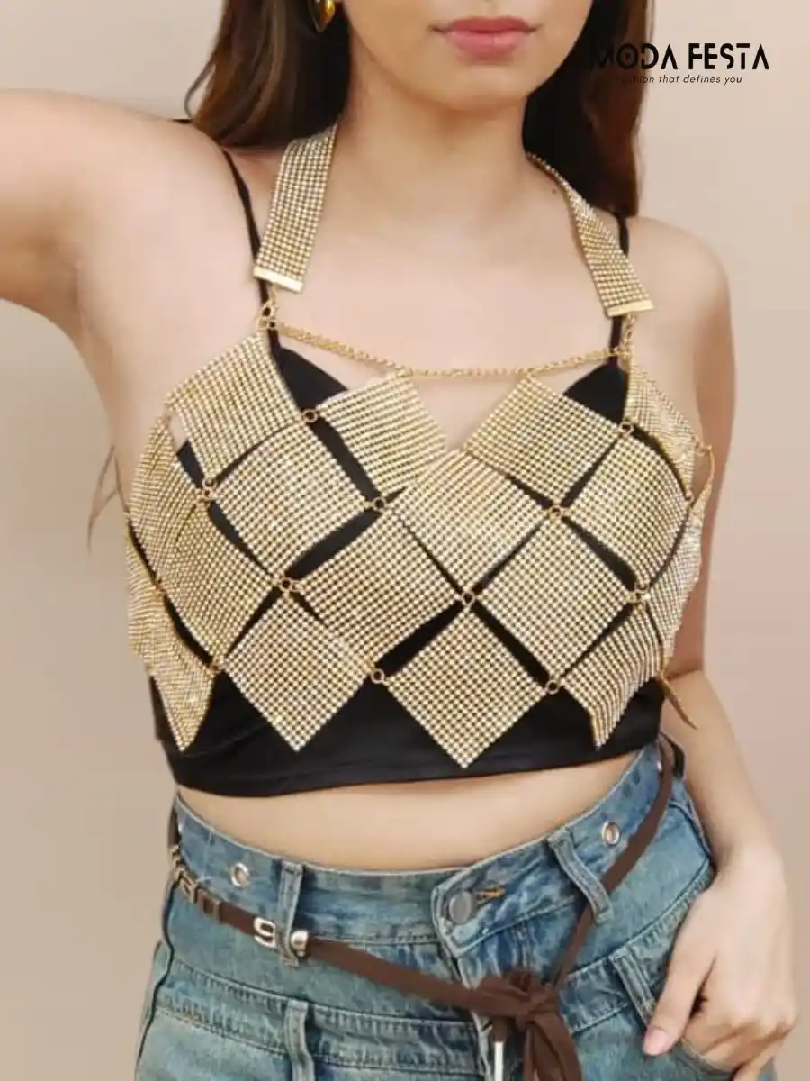 Crystal Crop Top