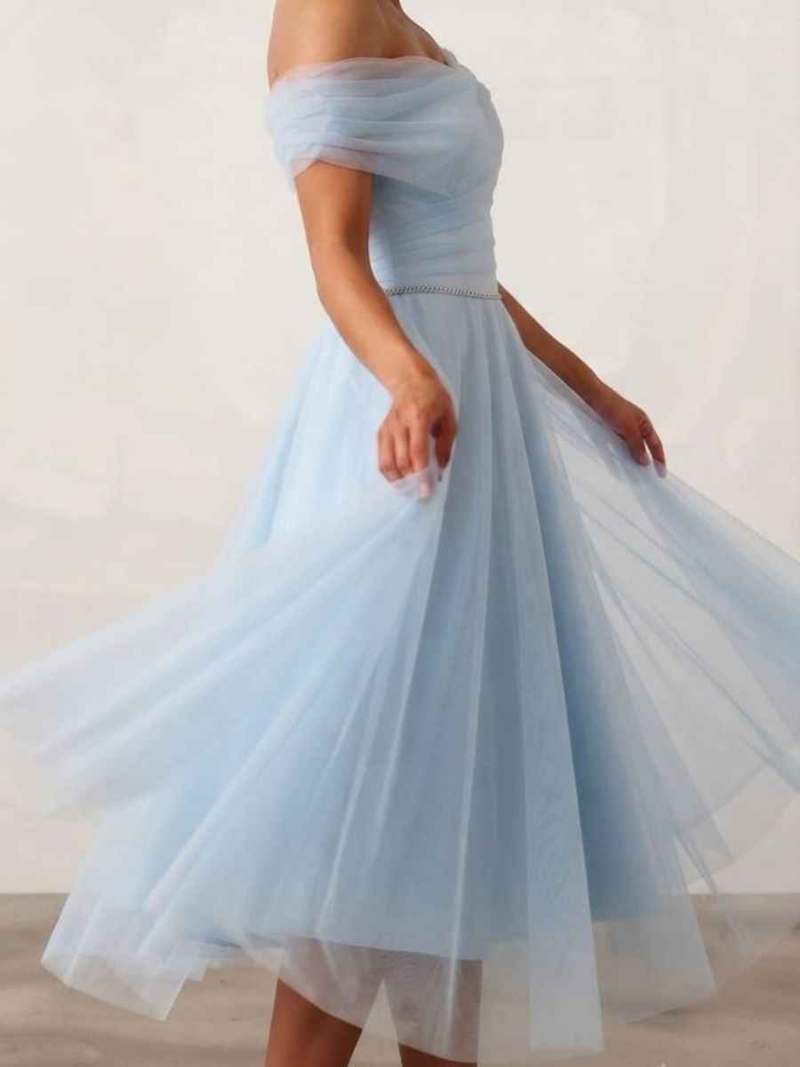 ModaFesta -ethereal-sky-blue-off-shoulder-tulle-midi-dress