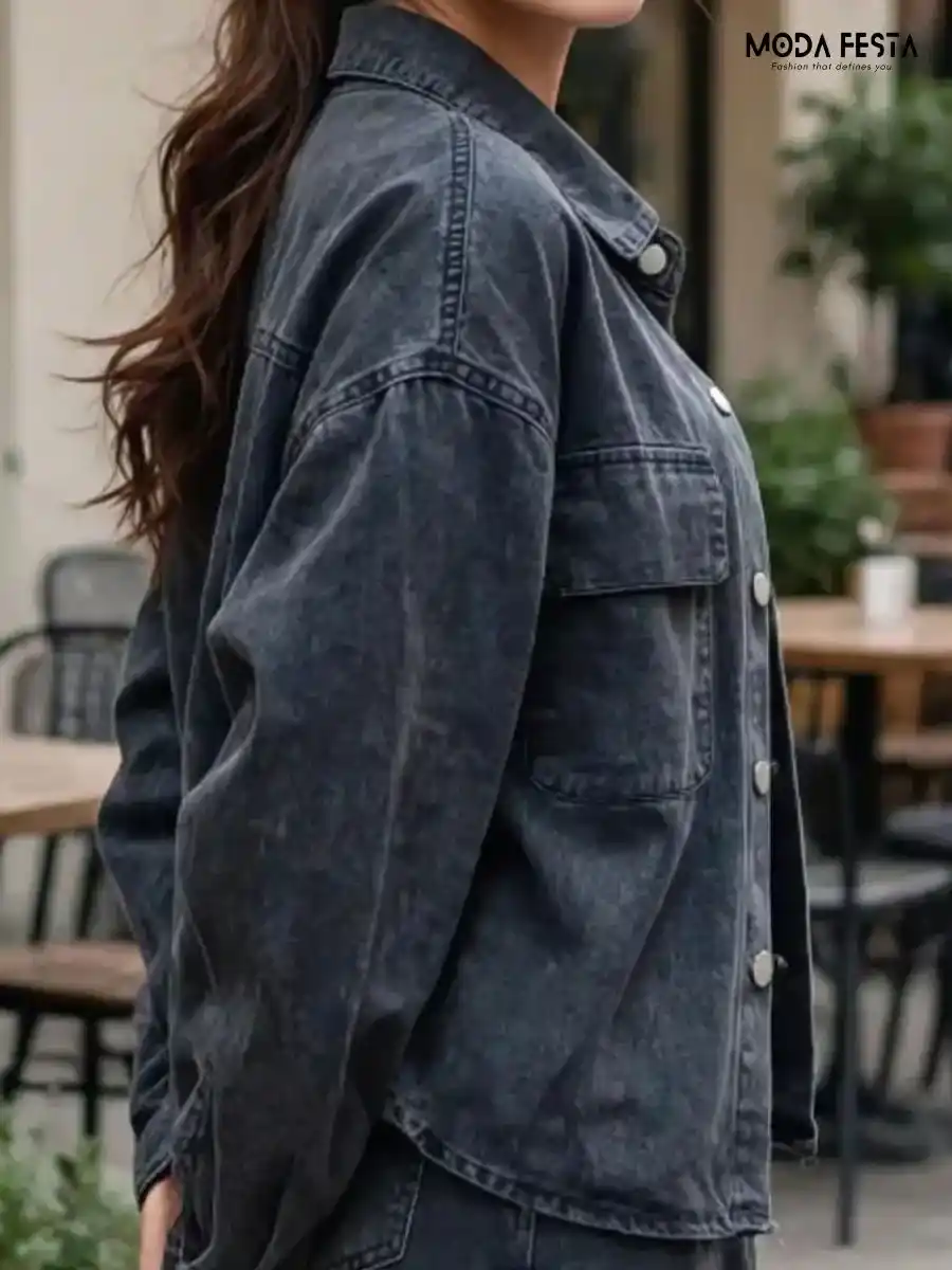 ModaFesta -casual-crop-jacket-black