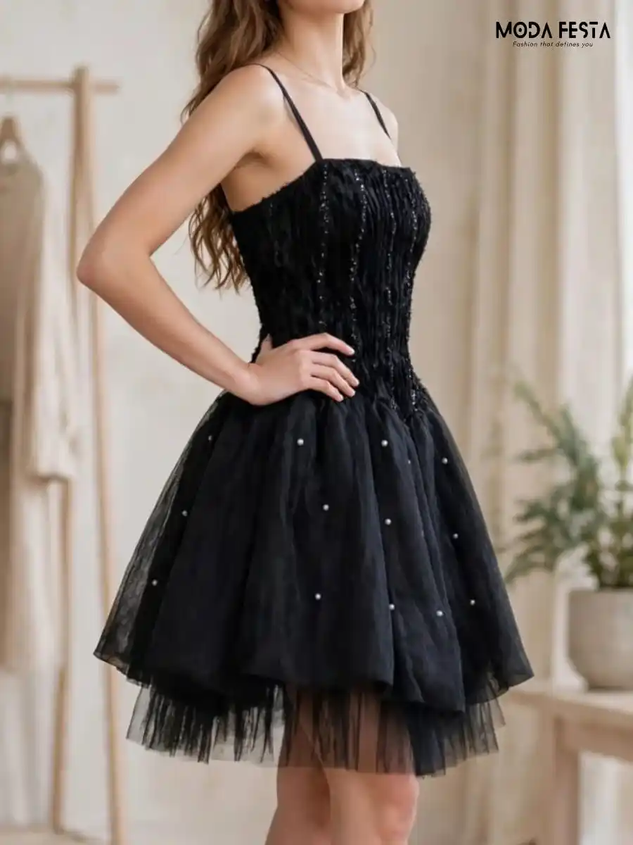 ModaFesta -embellished-mesh-party-dress