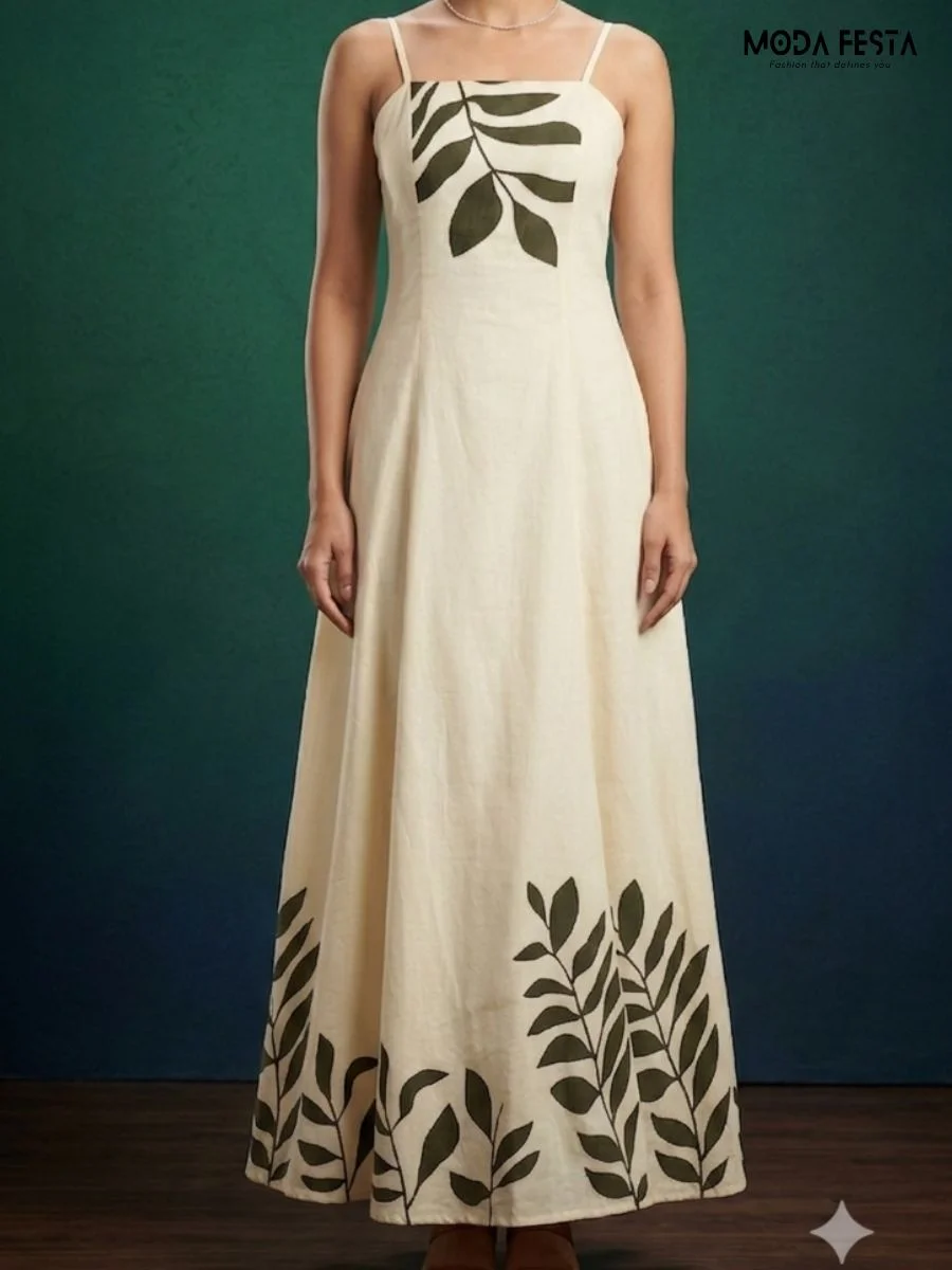 ModaFesta -yellow-leaf-whisper-maxi-dress