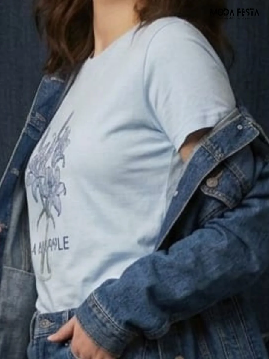 ModaFesta -floral-vase-t-shirt