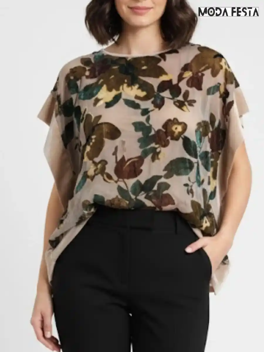 ModaFesta -kaftan-velvet-floral-printed-top-beige