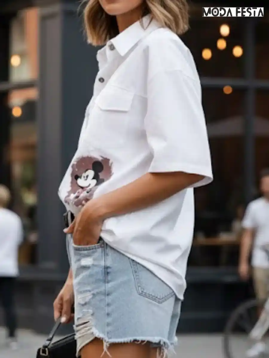 ModaFesta -casual-white-shirt-with-mickey-print-