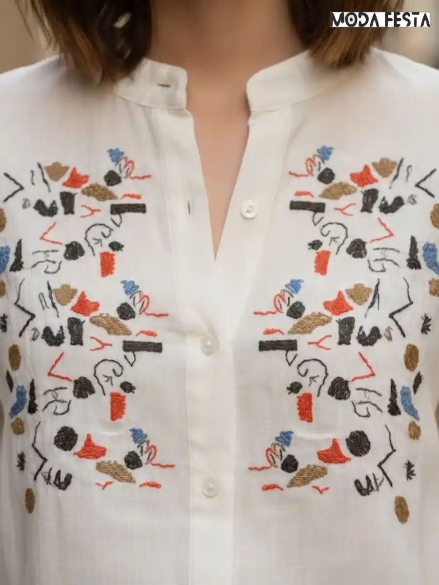 ModaFesta -elegant-embroidered-linen-shirt-cream