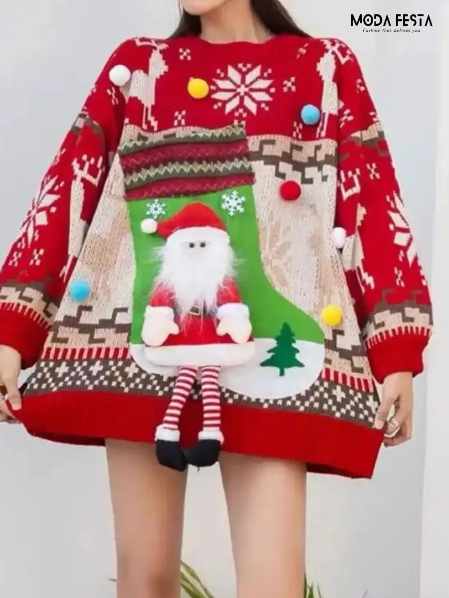 Christmas Atmosphere Knit T Shirt
