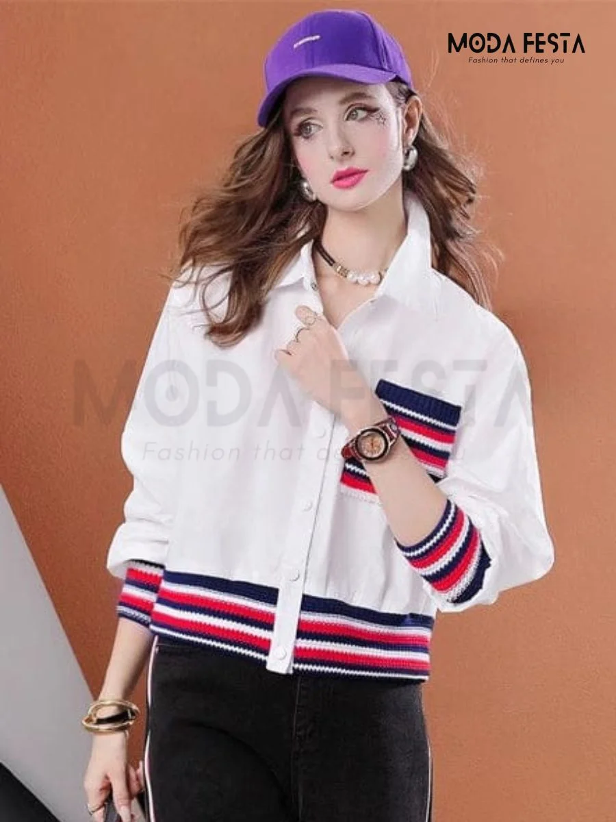 ModaFesta -street-style-knitted-shirt-white