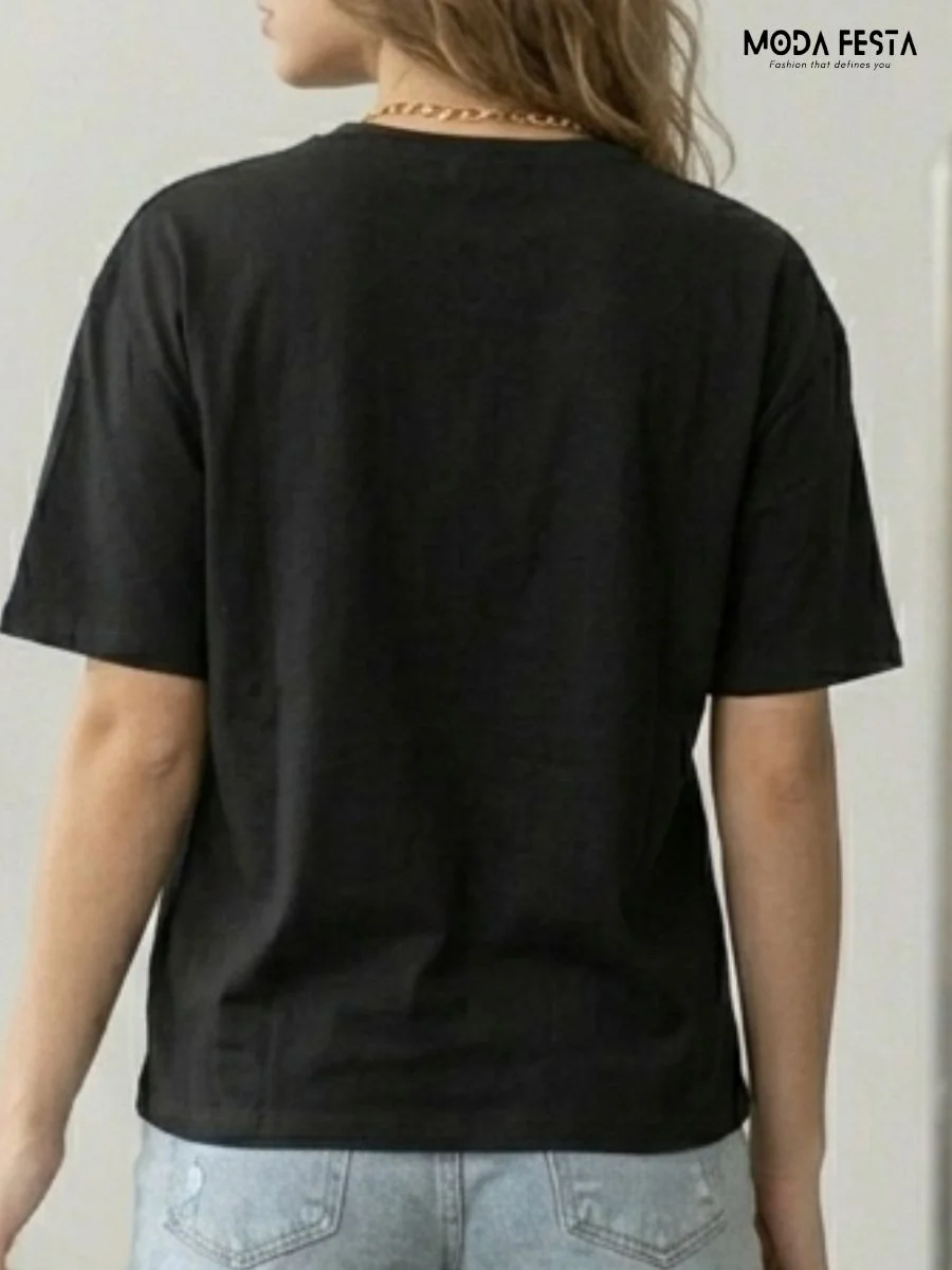 ModaFesta -bugs-bunny-black-tee