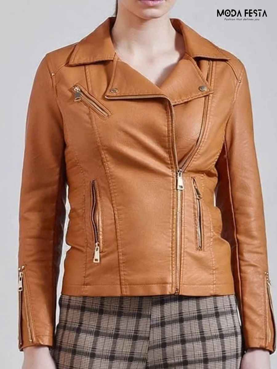 ModaFesta -brown-leather-jacket-