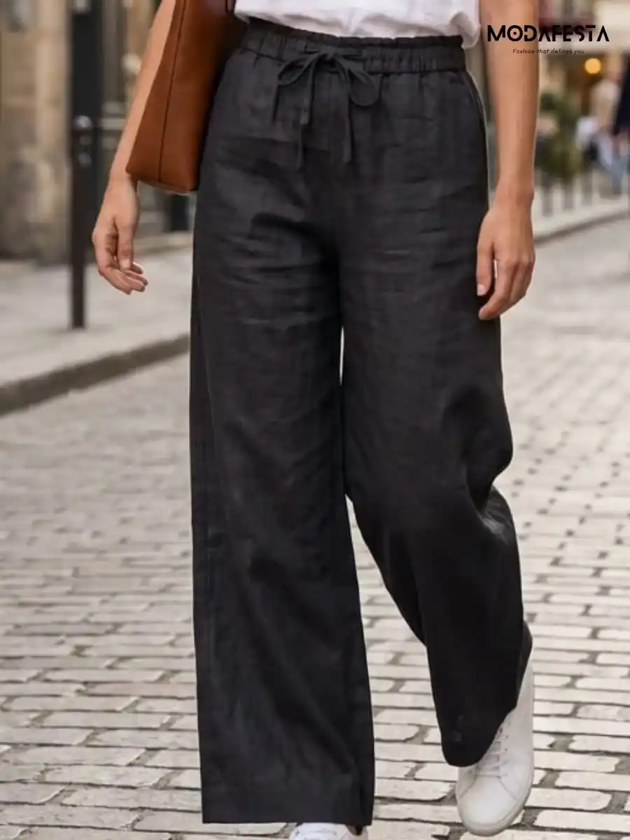 Elegant Linen Palazzo Pant