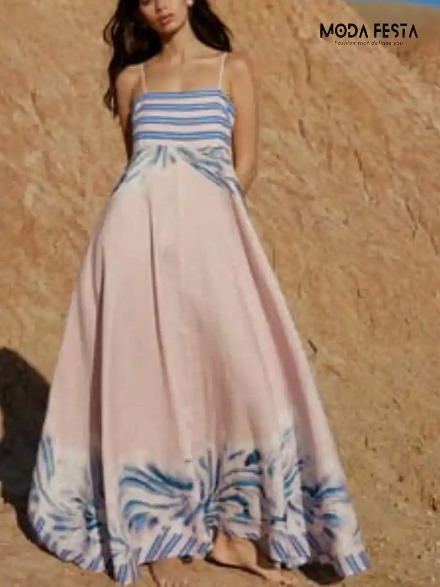 Stylish Floral Print Dress